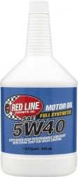 red line 5w40 engine oil 946ml red15409