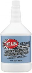 red line lightweight shockproof gear oil 946ml red58409