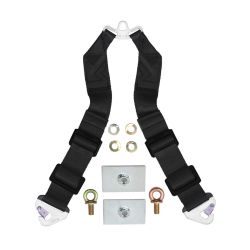 Harness Crutch Strap - T type - Black
