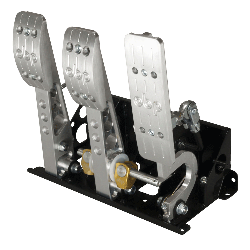 Pro-Race V2 3in1 - Floor Mounted - Forward Facing Cylinders - Silver