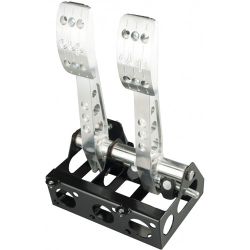 Pro-Race V2 Brake & Clutch - Floor Mounted - Rear Facing Cylinders - Silver