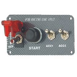Switch Panel - Ignition Start Button & 2 Switch