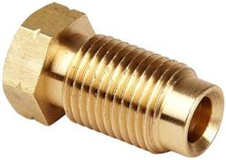 Brass Union Male M10 x 1mm 21.5mm long