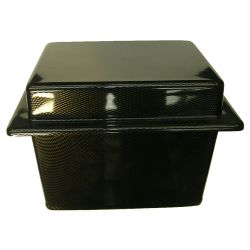 murray motorsport battery box carbon look c w quick release lid murbblcl