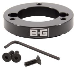 b g racing eccentric steering wheel spacer 15mm thick 10mm offset 3 hole bgr730