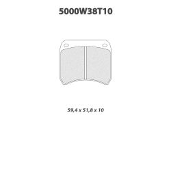 5000W38T10 Brake Pads