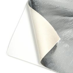 Aluminum Silica Heat Barrier with Adhesive Backing - 24in.x24in.