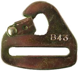 Seat Belt Snap Hook Zinc Plated - 50mm (2in.)