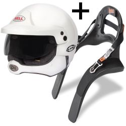 Mag-10 Pro Rally Helmet & HANS III Device - 20 Degree