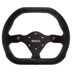 sparco steering wheel p310 310x260mm black sued spa015p310f2sn