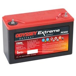odyssey extreme racing 30 dry cell battery   pc950 odypc950