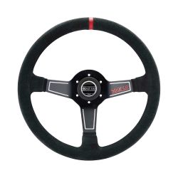 sparco l575 steering wheel suede spa015l750sc