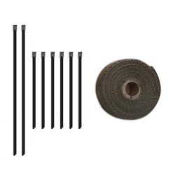 Heat Wrap - 2in. x 35ft Roll with Stainless Locking Tie Set