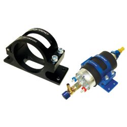 sytec fuel pump filter bracket blue sytmpb001b
