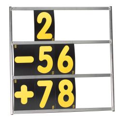 Pit Board 3 row c/w Numbers