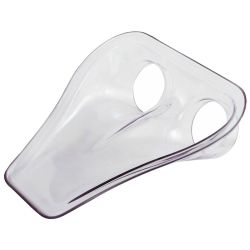Side Air Duct Scoop 215 x 240 (Dual 70mm Outlet) - Clear
