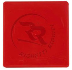 righetti ridolfi number plate in red colour rigk001r