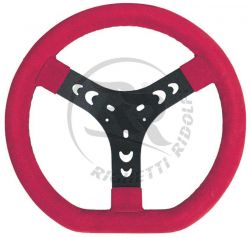 righetti ridolfi suede steering wheel red colour 320mm senior rigk108c r