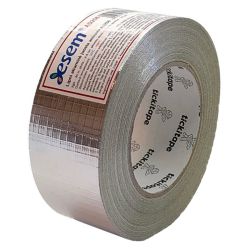 Aluminium Foil Tape Heat Resistant with reinforcement 50mm X 45m Roll