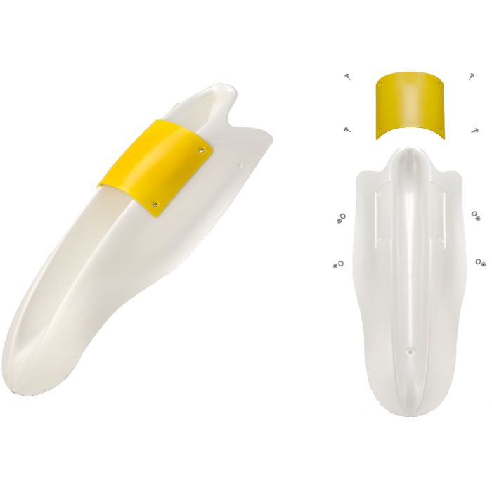 original tony kart otk front spoiler kit m7 pearl kit  yellow number plate otk0302 g0