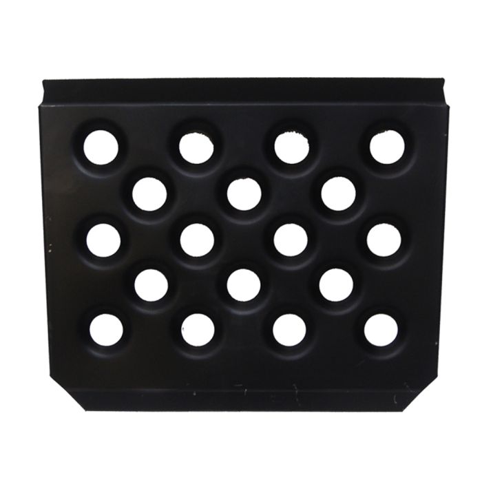grp4 fabrications alloy navigators footrest pyramid type black grp4081
