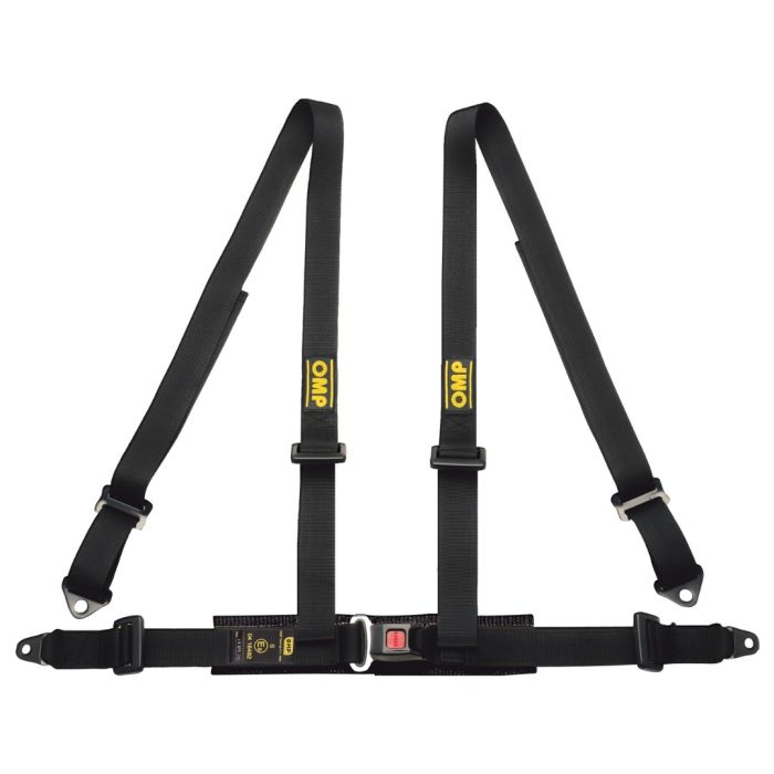 4 Point ECE Harness - Bolt In - Black