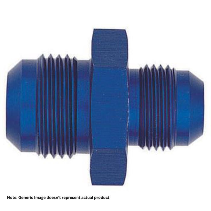 Male Adaptor -6 JIC X 1/4in. BSP Aluminium Blue
