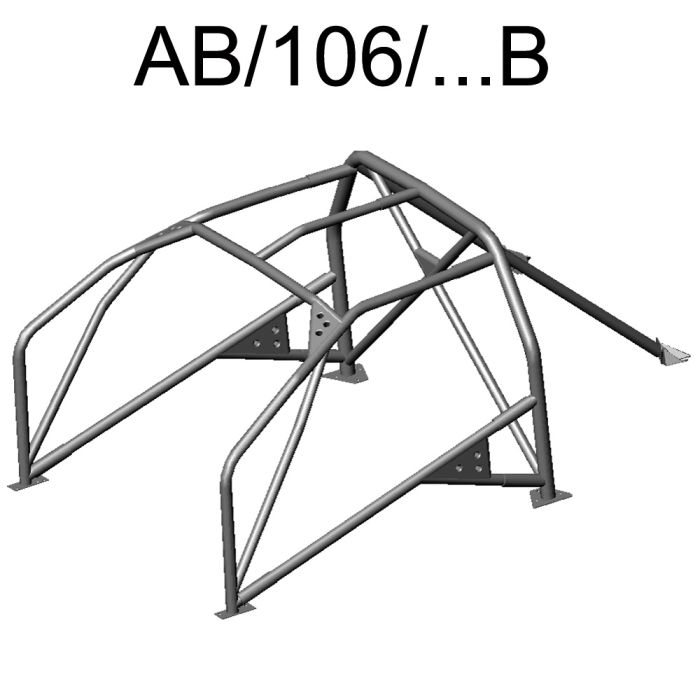 omp racing roll cages bolt in weld in ab 106 17b ompab 106 17b