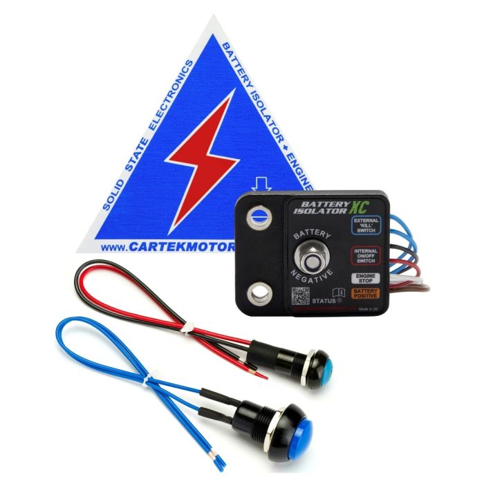 Battery Isolator X-Club Kit (Blue Ext. Button)