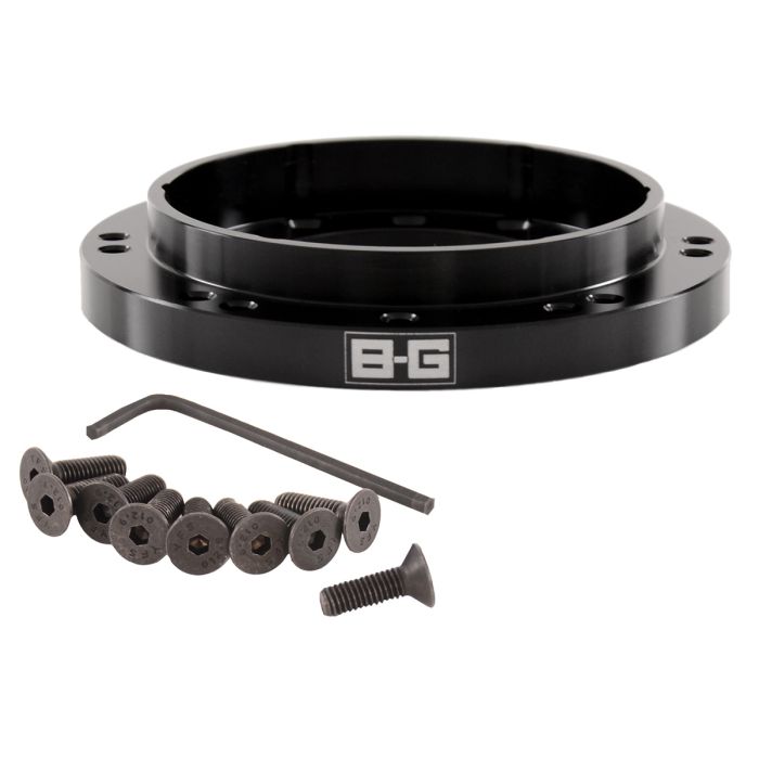b g racing steering wheel adapter 6x70 74 to 9x100 101 pcd bg4911
