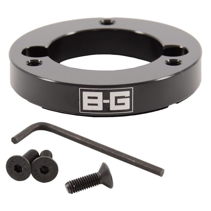 b g racing eccentric steering wheel spacer 15mm thick 10mm offset 3 hole bgr730