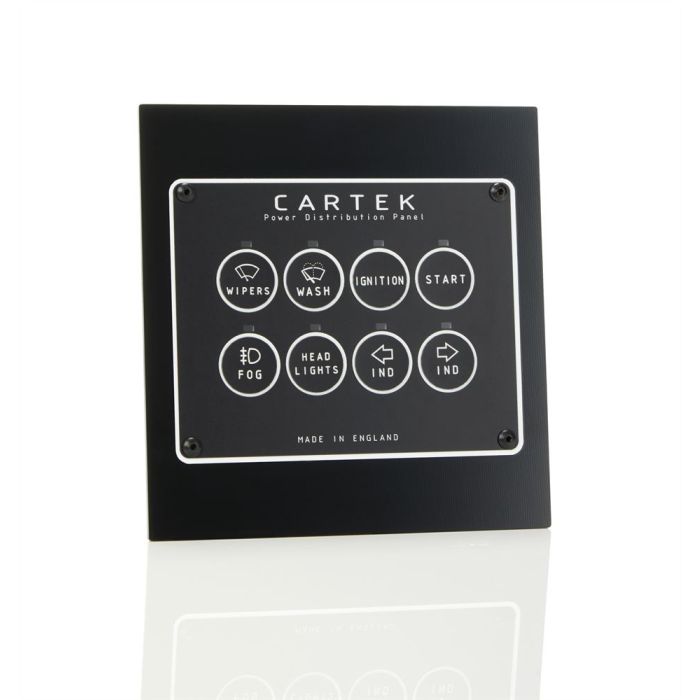 cartek power distribution panel 8 channel retro edition carck pdp 08 r