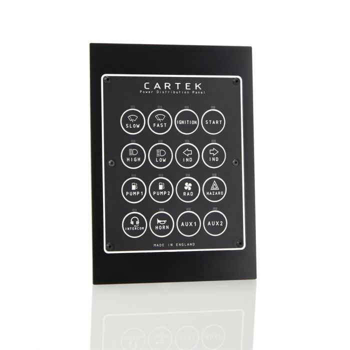 cartek power distribution panel 16 channel retro edition carck pdp 16 r