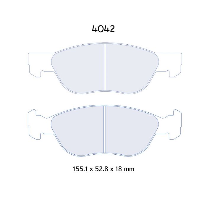 cl brakes 4042 brake pads clb4042_c
