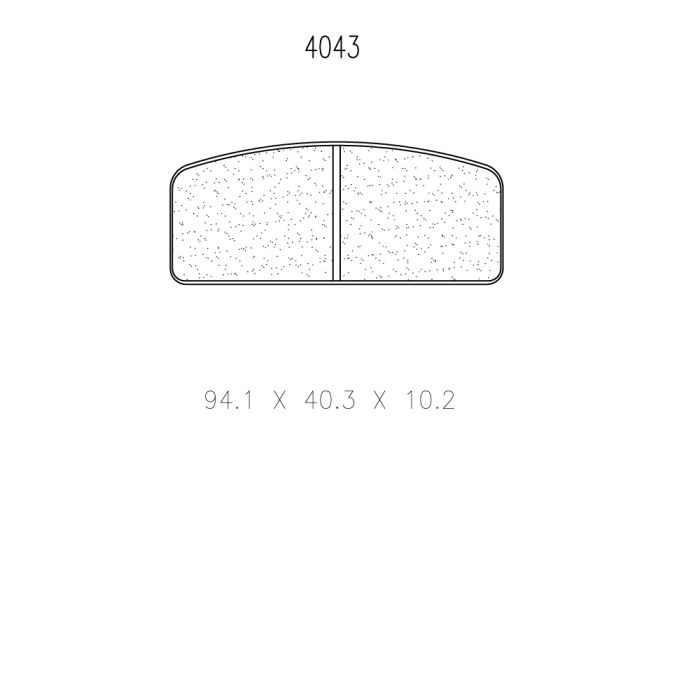 cl brakes 4043 brake pads clb4043 c