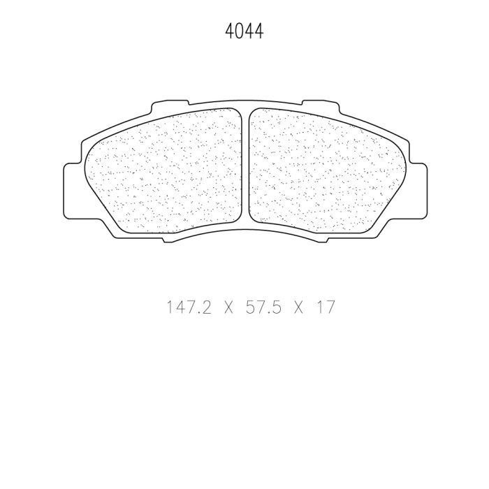 cl brakes 4044 brake pads clb4044_c