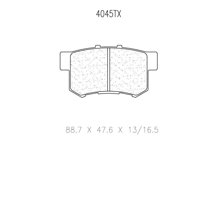 cl brakes 4045 brake pads clb4045_c