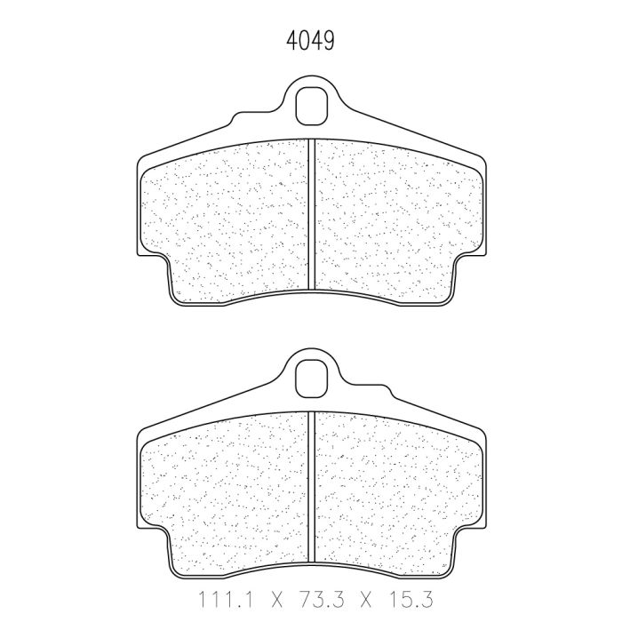 cl brakes 4049 brake pads clb4049_c