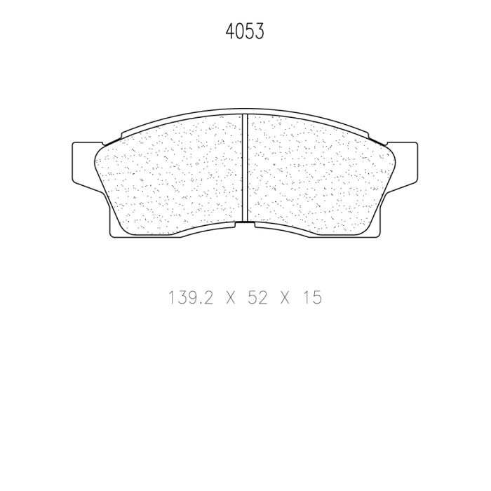 cl brakes 4053 brake pads clb4053_c