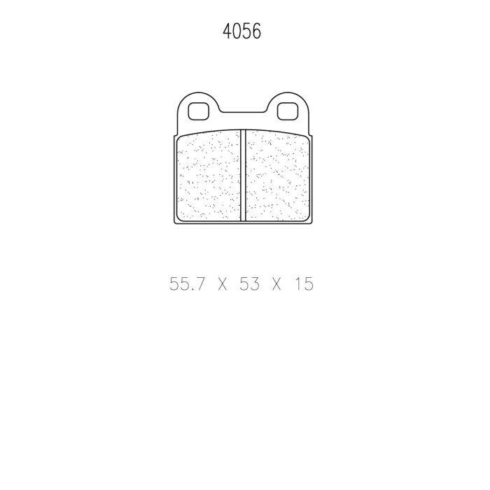 cl brakes 4056 brake pads clb4056_c