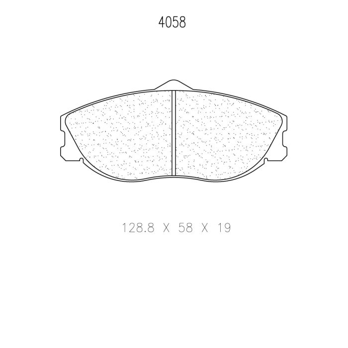 cl brakes 4058 brake pads clb4058_c