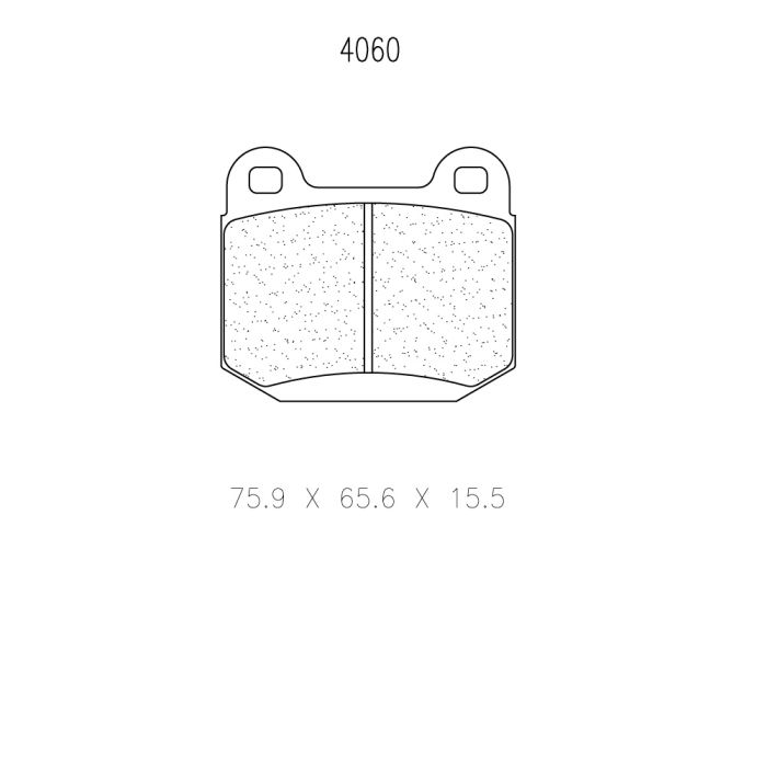 cl brakes 4060 brake pads clb4060_c