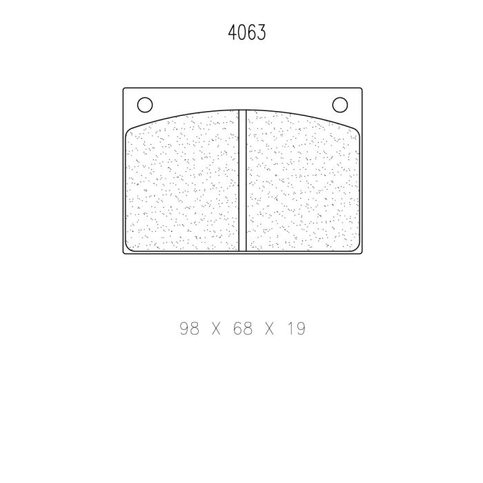 cl brakes 4063 brake pads clb4063_c