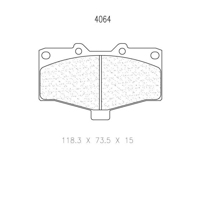 cl brakes 4064 brake pads clb4064_c