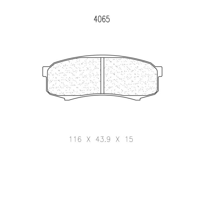 cl brakes 4065 brake pads clb4065_c
