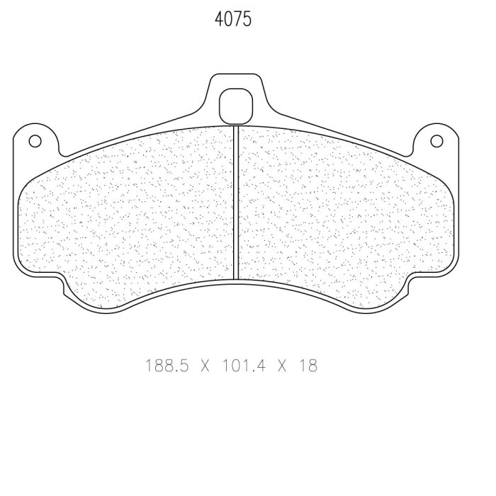 cl brakes 4075 brake pads clb4075_c