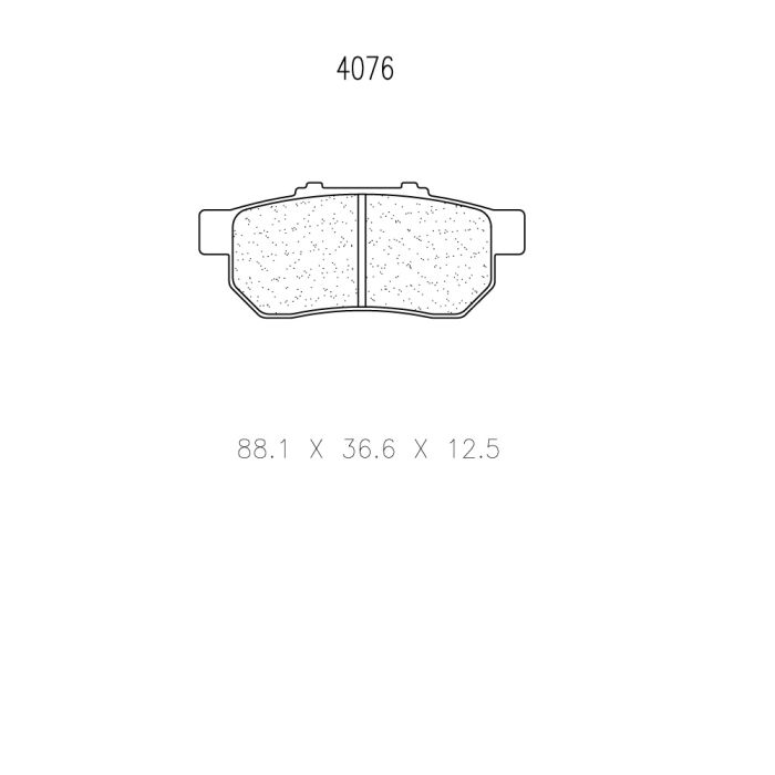 cl brakes 4076 brake pads clb4076_c