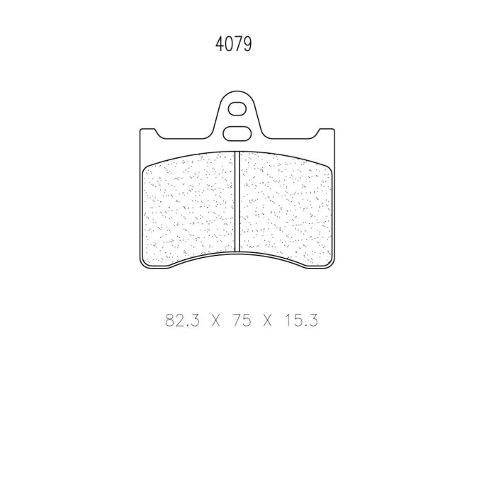 cl brakes 4079 brake pads clb4079_c