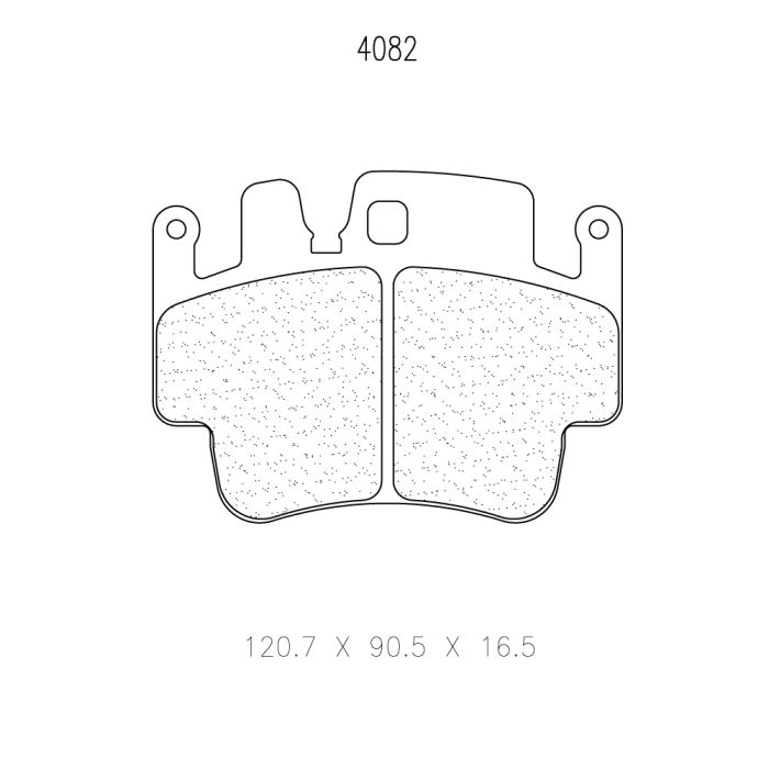 cl brakes 4082 brake pads clb4082_c