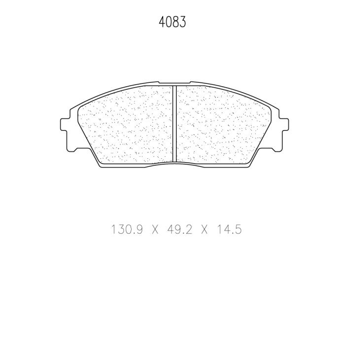 cl brakes 4083 brake pads clb4083_c